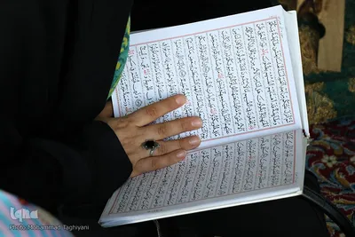 آیین معنوی جزء خوانی قرآن کریم در آستان مقدس امامزاده حسن(ع) کرج