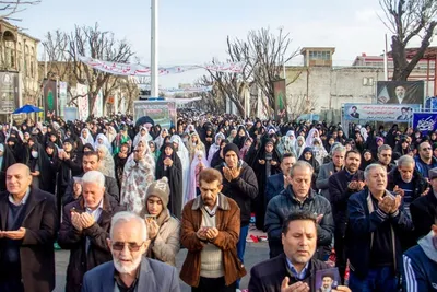 اقامه نماز عید فطر تبریز به امامت تبریز