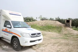بیمارستان زیرزمینی شهید کلانتری اندیمشک در خوزستان