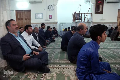 محفل انس با قرآن کاروان قرآنی انقلاب در مسجد جامع اهل سنت جاسک