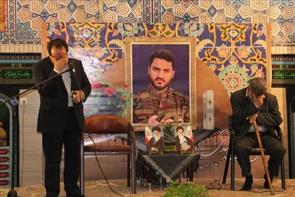 برگزاری مراسم وداع با پیکر شهید مدافع حرم دانشگاه پیام نور مشهد