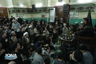 سوگ رضوی در حرم مطهر امامزاده علی بن جعفر(ع) قم
