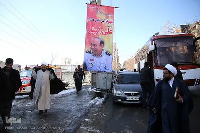 همدردی مردم با خانواده فرمانده شهید آتش نشان «علی امینی»