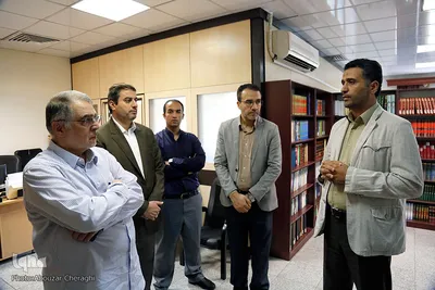 بازدید حسین رضایی، رئیس اسبق سازمان حج و زیارت کشور از ایکنا
