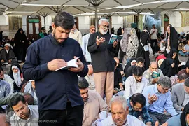 مراسم دعای عرفه در حرم مطهر رضوی
مراسم پر فیض