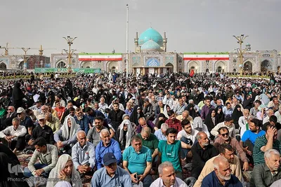مراسم دعای عرفه در حرم مطهر رضوی
مراسم پر فیض