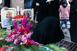 مراسم هفتمین روز شهادت سردار زاهدی در اصفهان
