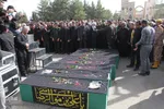 تشییع پیکر جان‌باختگان حادثه قطار مشهد ـ یزد