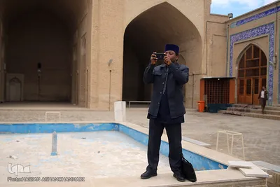 بازدید شرکت کنندگان سومین مراسم ملی بزرگداشت مجاهدان در غربت از آثار تاریخی دامغان