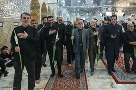 حضور جامعه قرآنی بر مزار شهیدان سلامی و طهرانچی