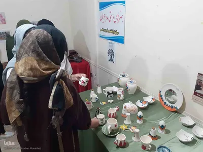برگزاری نمایشگاه توانمندی های مددجویان اداره بهزیستی شهرستان اهر