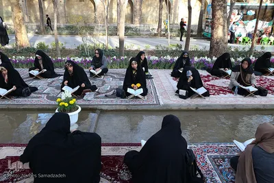 آیین جزء‌خوانی قرآن کریم در چهارباغ اصفهان