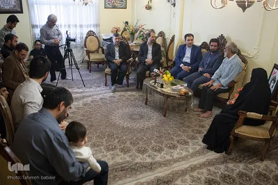 دیدار جامعه قرآنی با خانواده شهید محمود ریاحی
