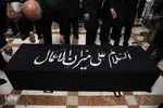 تشییع و خاکسپاری پیکر مرحوم مهدوی دامغانی در حرم مطهر رضوی
