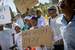 Proteste äthiopischer Juden gegen Israel