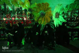 مراسم عزاداری تاسوعای حسینی در بازار تهران