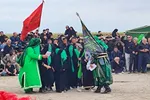 عکس | تجلی فرهنگ عاشورا در شبیه‌خوانی روستای آقبلاغ