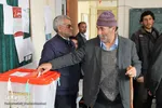 حضور پرشور و حماسی مردم مناطق عشایرنشین ارسباران و شهرستان اهر پای صندوق‌های رأی