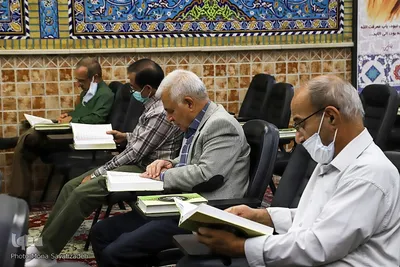 جزءخوانی قرآن در حسینیه امام رضا(ع) اهواز