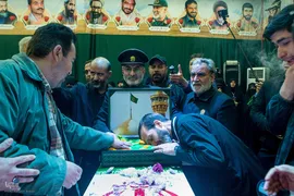 حضور خادمان بارگاه امام علی بن موسی الرضا در معراج الشهدا سپاه