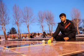 حال و هوای لیله الرغایب در هوای سرد شهرستان اهر