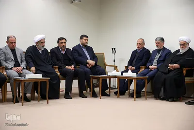 دیدار جمعی از دست‌اندرکاران و کارگزاران حج با حضرت آیت‌الله خامنه‌ای، رهبر معظم انقلاب اسلامی