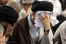 مراسم بزرگداشت آیت الله محمد آصف محسنی(ره) در شبستان امام خمینی (ره) حرم مطهر حضرت فاطمه معصومه سلام الله علیها