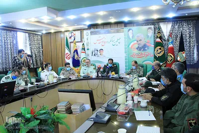 نشست خبری مشترک فرمانده سپاه الغدیر و فرمانده ناجا در استان یزد