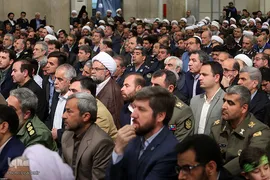 دیدار مسئولان نظام و سفرای کشورهای اسلامی با رهبر انقلاب