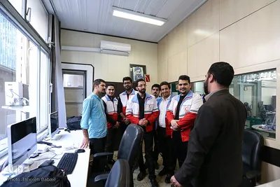 بازدید جوانان هلال احمر از ایکنا
