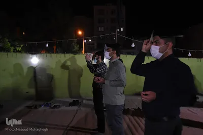 مراسم احیاء شب نوزدهم رمضان - هنرستان دخترانه فامیلی سمنان