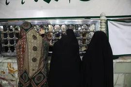 حرم امیرالمومنین علی(ع) در شب ولادت آن حضرت