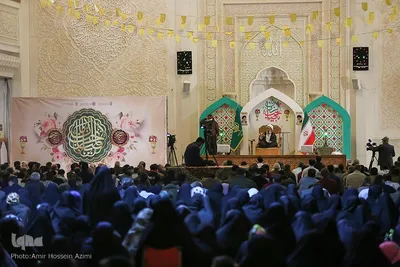 مراسم بزرگداشت آیت‌الله ربانی شیرازی در حرم مطهر