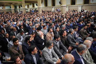 دیدار رئیس و نمایندگان مجلس شورای اسلامی با رهبر انقلاب