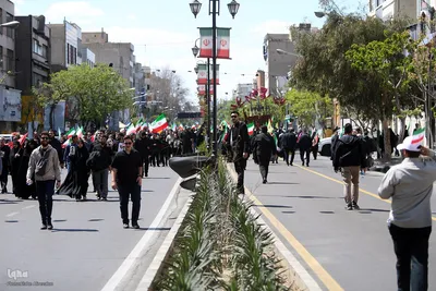 تهران در سوگ چهلمین روز شهادت رهبر شهید انقلاب اسلامی