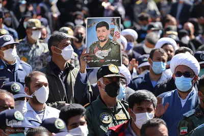 مراسم تشییع پیکر مطهر شهید سرهنگ دوم خلبان «صادق فلاحی» در شیراز‎‎