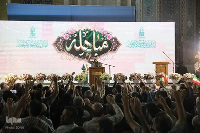 حال و هوای جمکران در شب عید مباهله