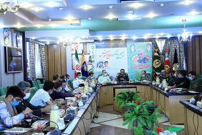 نشست خبری مشترک فرمانده سپاه الغدیر و فرمانده ناجا در استان یزد