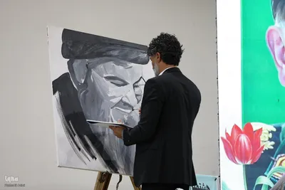 مراسم اولین سالگرد شهادت سید حسن نصرالله و سردار نیلفروشان در اصفهان