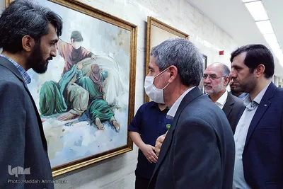 آیین گشایش نمایشگاه آثار هنری و تجلیل از دست اندرکاران کنگره جهانی محمد (ص) در شیراز‎‎