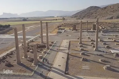 تصاویر هوایی از تخت جمشید