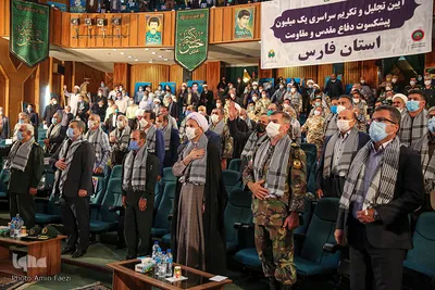 مراسم نکوداشت و تکریم از پیشکسوتان دفاع مقدس استان فارس‎