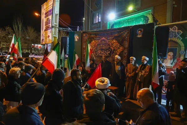 حضور امام جمعه تبریز در جمع عزاداران