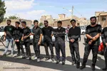 آیین نمادین حرکت کاروان حسینی و شبیه‌خوانی عاشورای حسینی در اهر