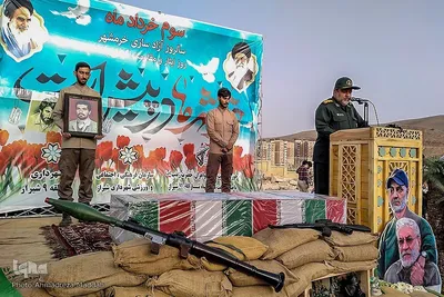 مراسم وداع با شهید «محمد علیپور‎‎» در شیراز