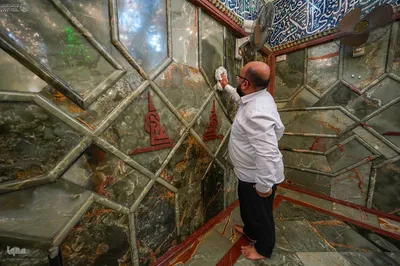 حرم مطهر علوی در آستانهٔ میلاد مولود کعبه