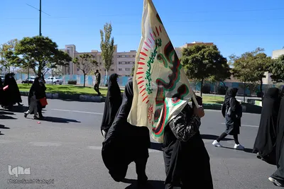 پیاده روی جا ماندگان اربعین در تبریز