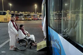 کاروان ویژه جانبازان احرام بستند و عازم بیت الله الحرام شدند