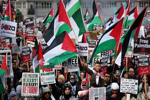 Decenas de miles de personas del mundo condenan genocidio en Gaza