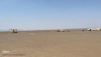 بقایای هواپیماهای نظامی آمریکا در صحرای طبس